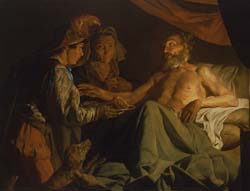 Oil painting by Matthias Stom.