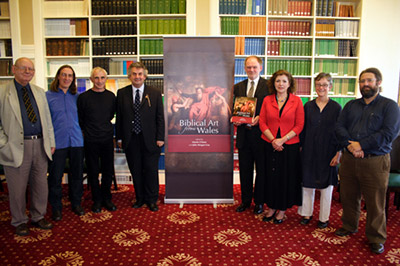 Members of the Project team and contributors to the book Biblical Art from Wales, Lampeter 2010.