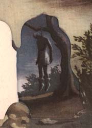 Depiction of the hanged Judas.