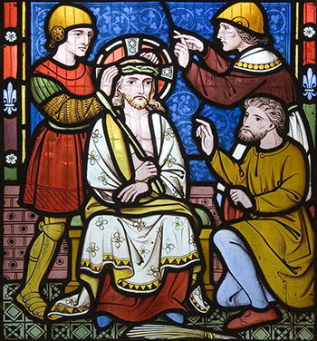 Stained glass by Alexander Gibbs.